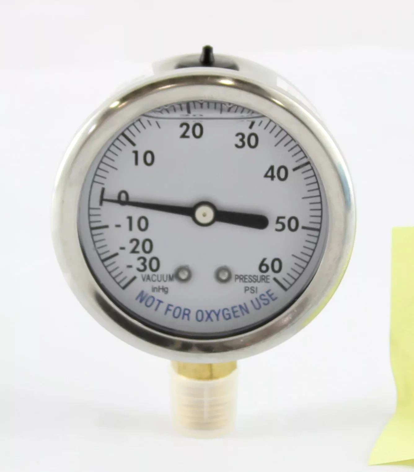 .25" BTM MT VAC/PSI GAUGE