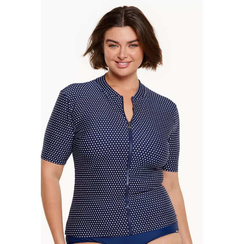 Dots Short Sleeve Suntop
