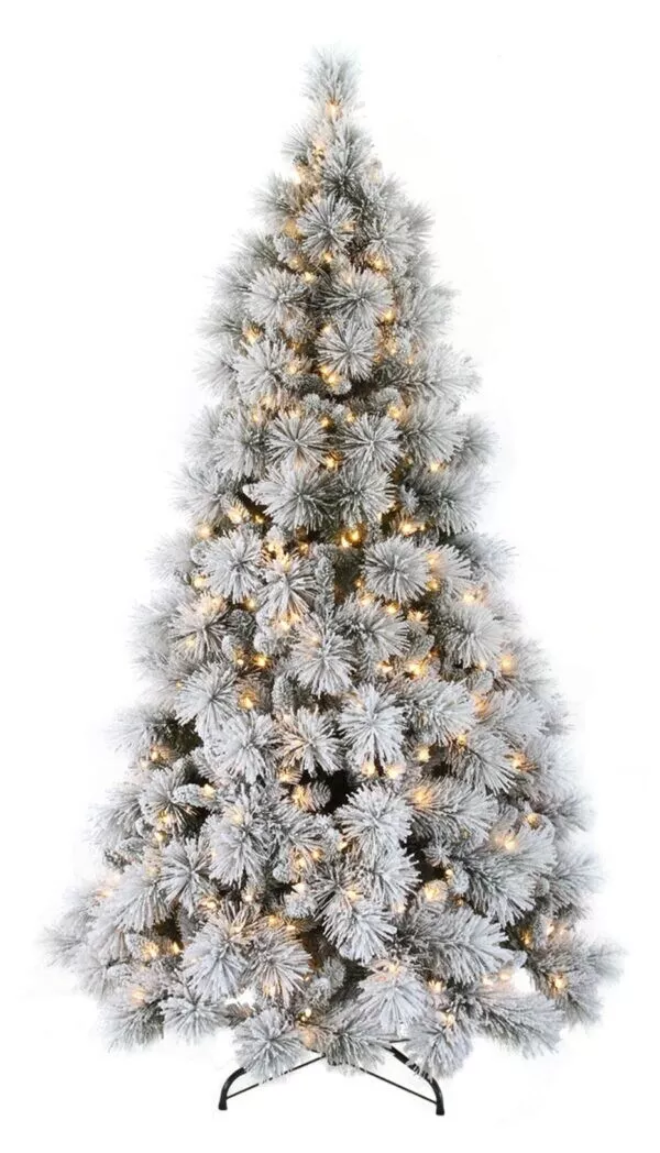 TREE#40319 4.5' White Mountain pre-lit CLEAR